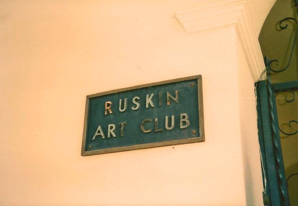 Ruskin Art Club sign (c. 1926)
