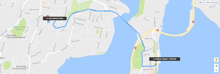 Argus Tracking - Estimated ETA Distance with Live Traffic