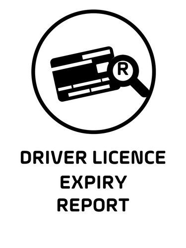 12. Driver licence expiry report black.png