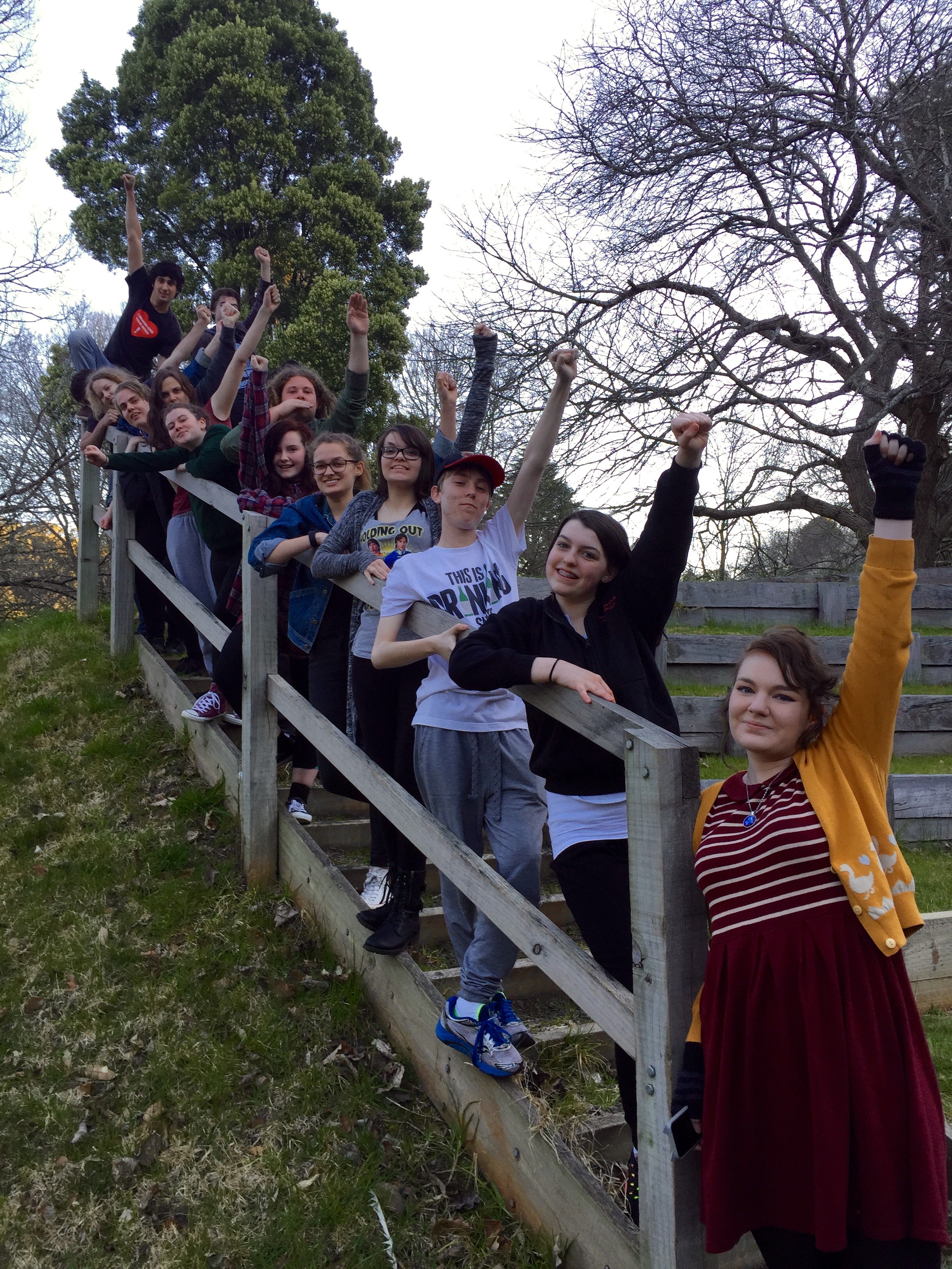 Using the Amphitheatre for some Impro Games...