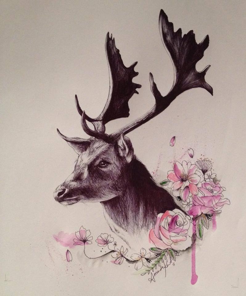 Stag Wreath