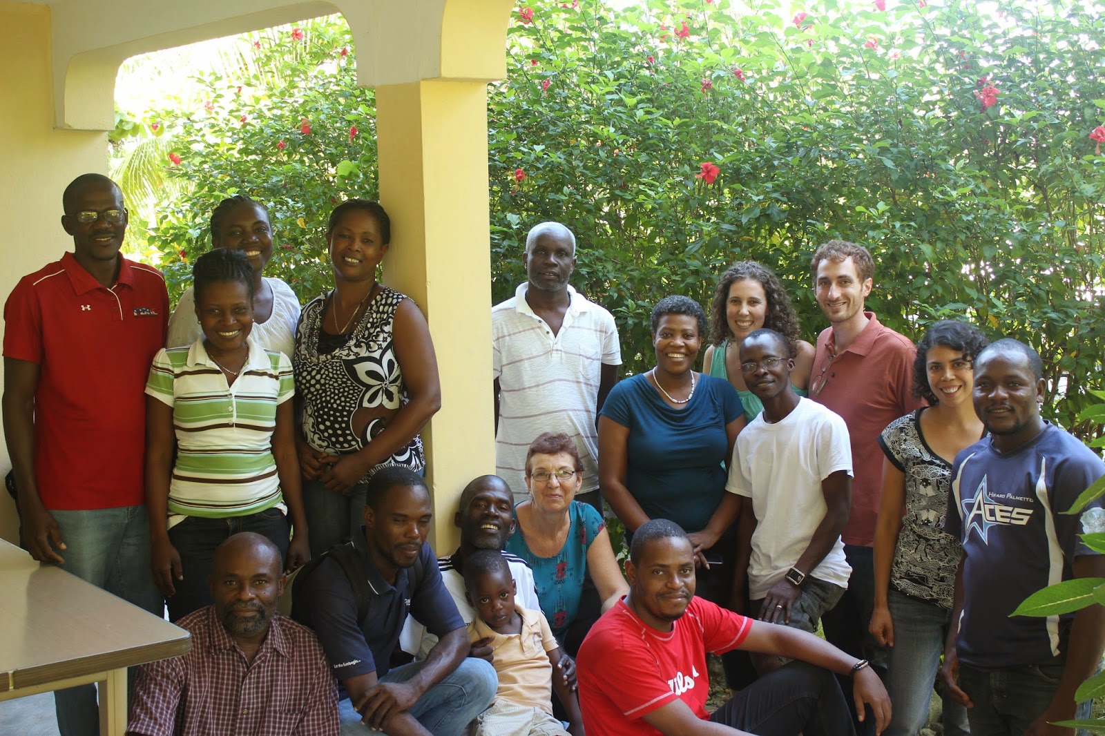 Almost all of the MCC Haiti team at our MCC konbit