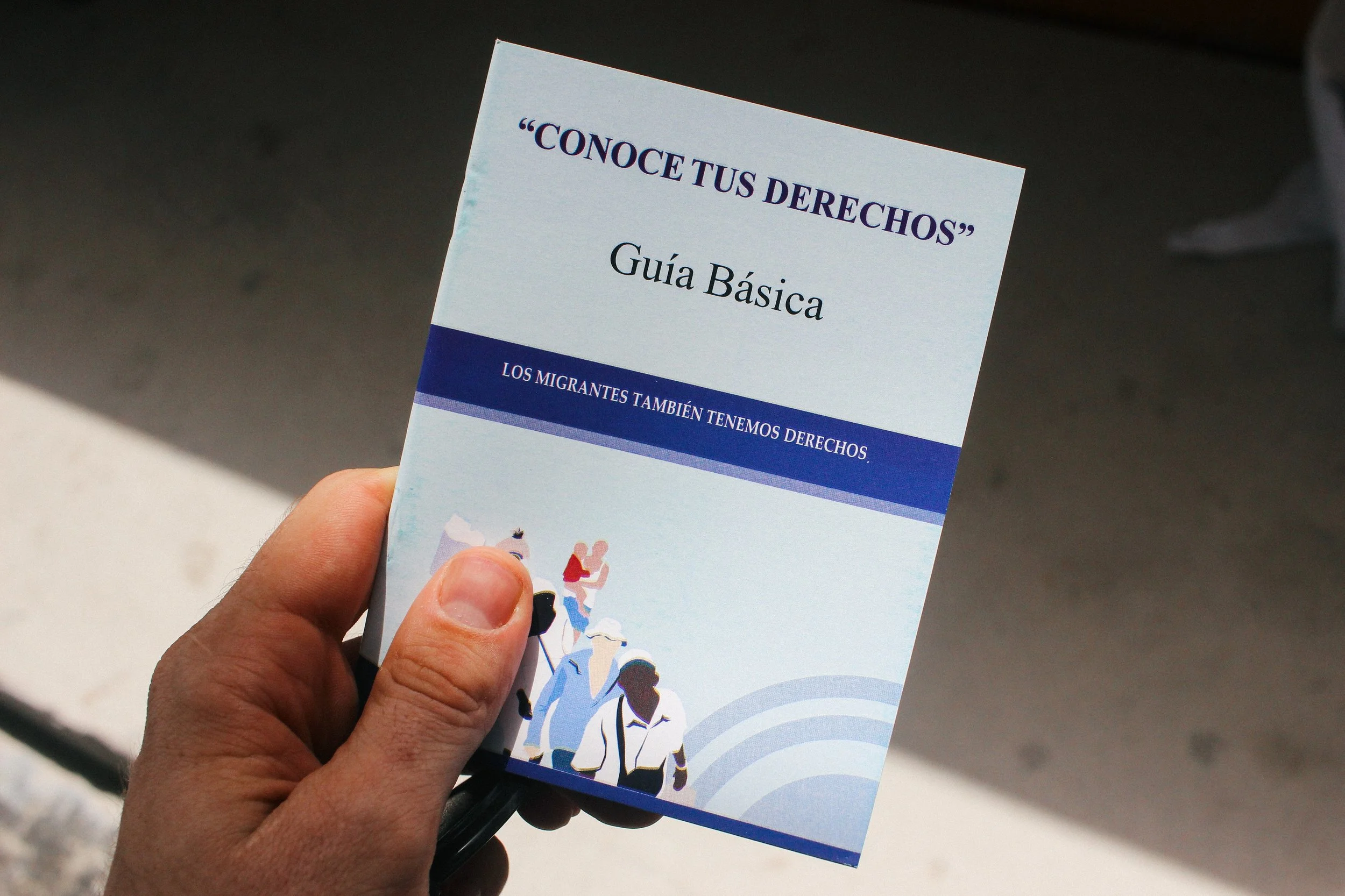“Know Your Rights, a basic guide” – the booklet developed and distributed by Centro Bono with the support of MCC Haiti. MCC Photo/Ted Oswald