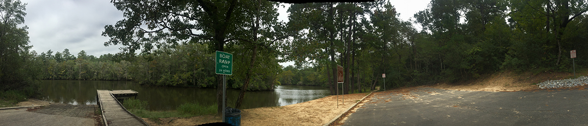Present day view of Brynes Lake