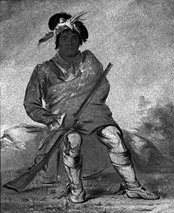 Painting of a Yuchi Indian