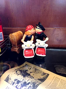 His and Her Harley shakers at Derailed Diner