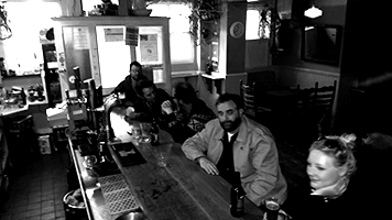 Vernon at McGirl's bar in Leitrim, Ireland. From Vernon "Liam McGirl is the son of an Irish freedom fighter, John Joe McGirl. Supposedly a division of the IRA was formed in this bar."
