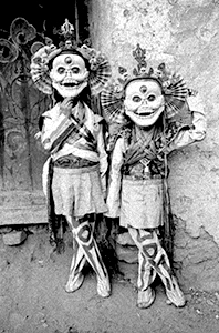 One of the many influences of the early costumes were like these Tibetan ones.