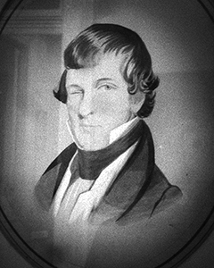 Photo: Michael Krafft, founder of Cowbellion de Rakin Society, 1830's. The Mobile Carnival Museum.