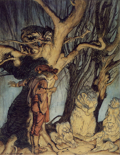 Artwork by Arthur Rackham