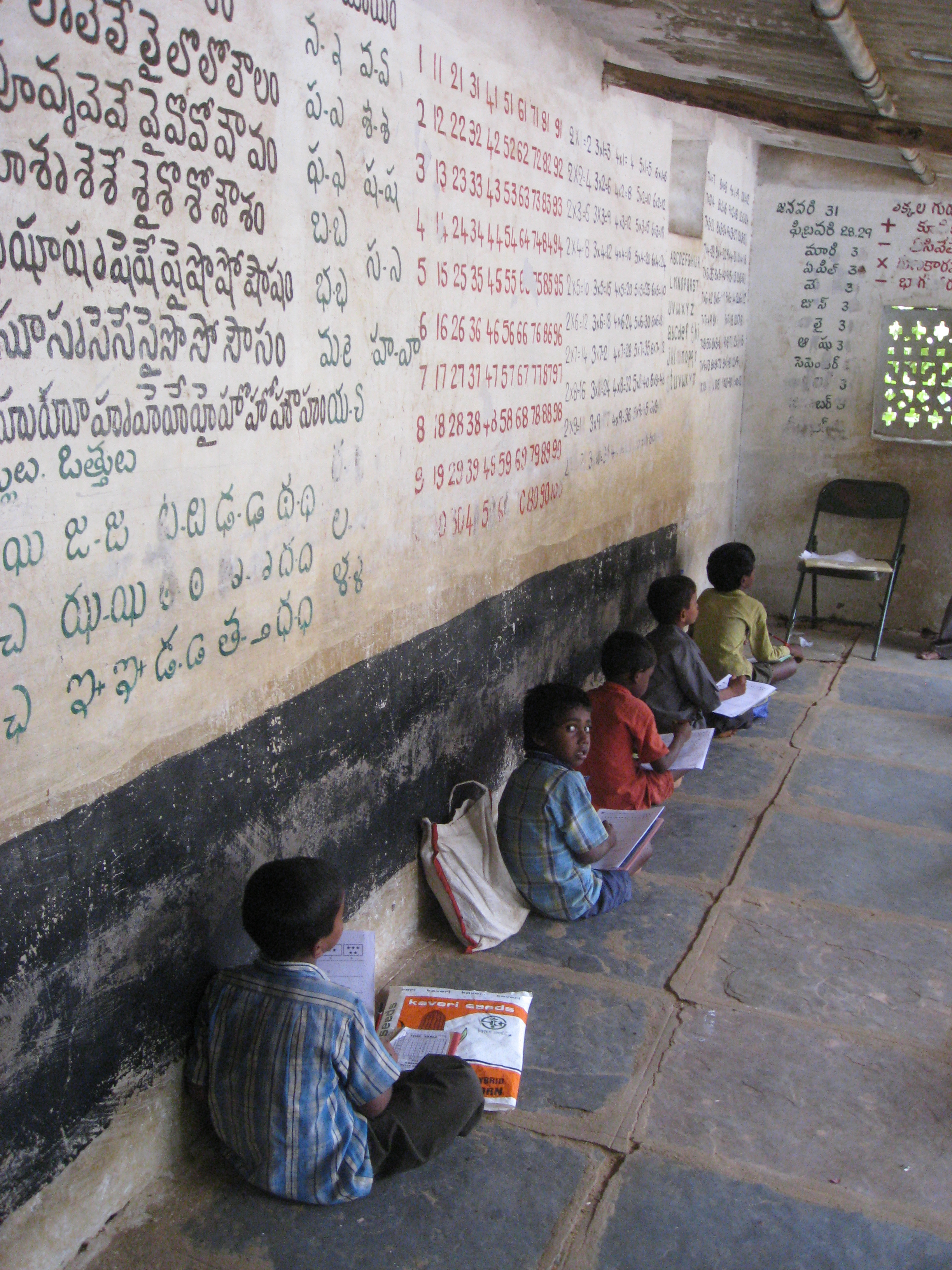 In class, Telangana, India