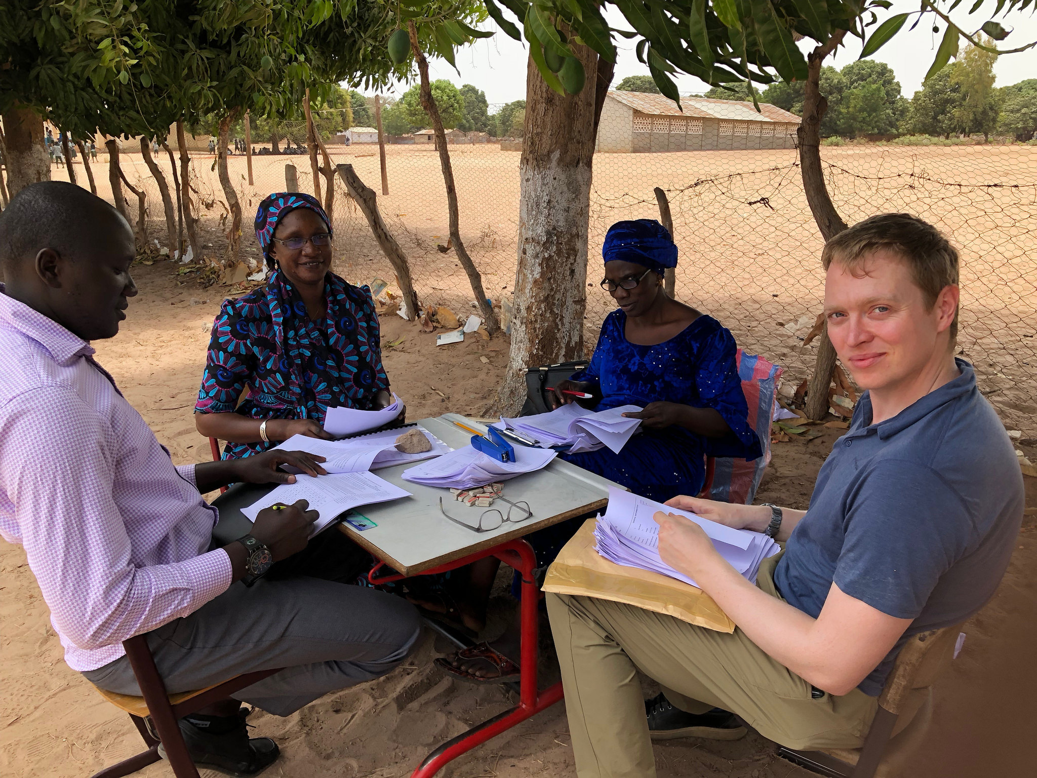 Checking data, Gambia