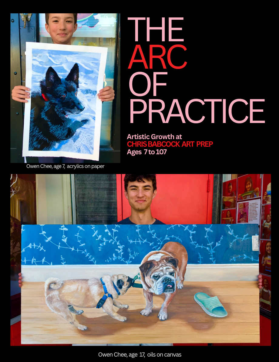 Pre-order The Arc of Practice: Artistic Growth at Chris Babcock Art Prep (ages 8 to 108)