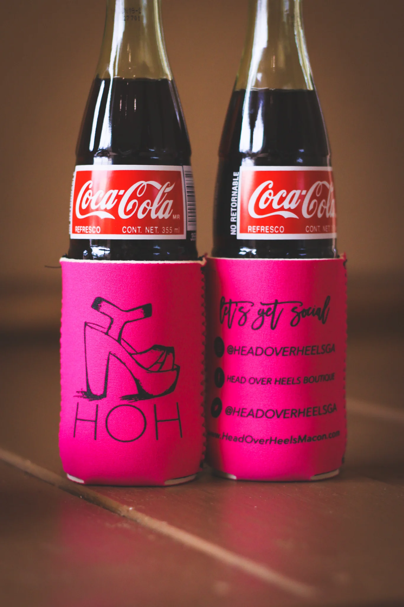 HEAD OVER HEELS KOOZIE — Head Over Heels