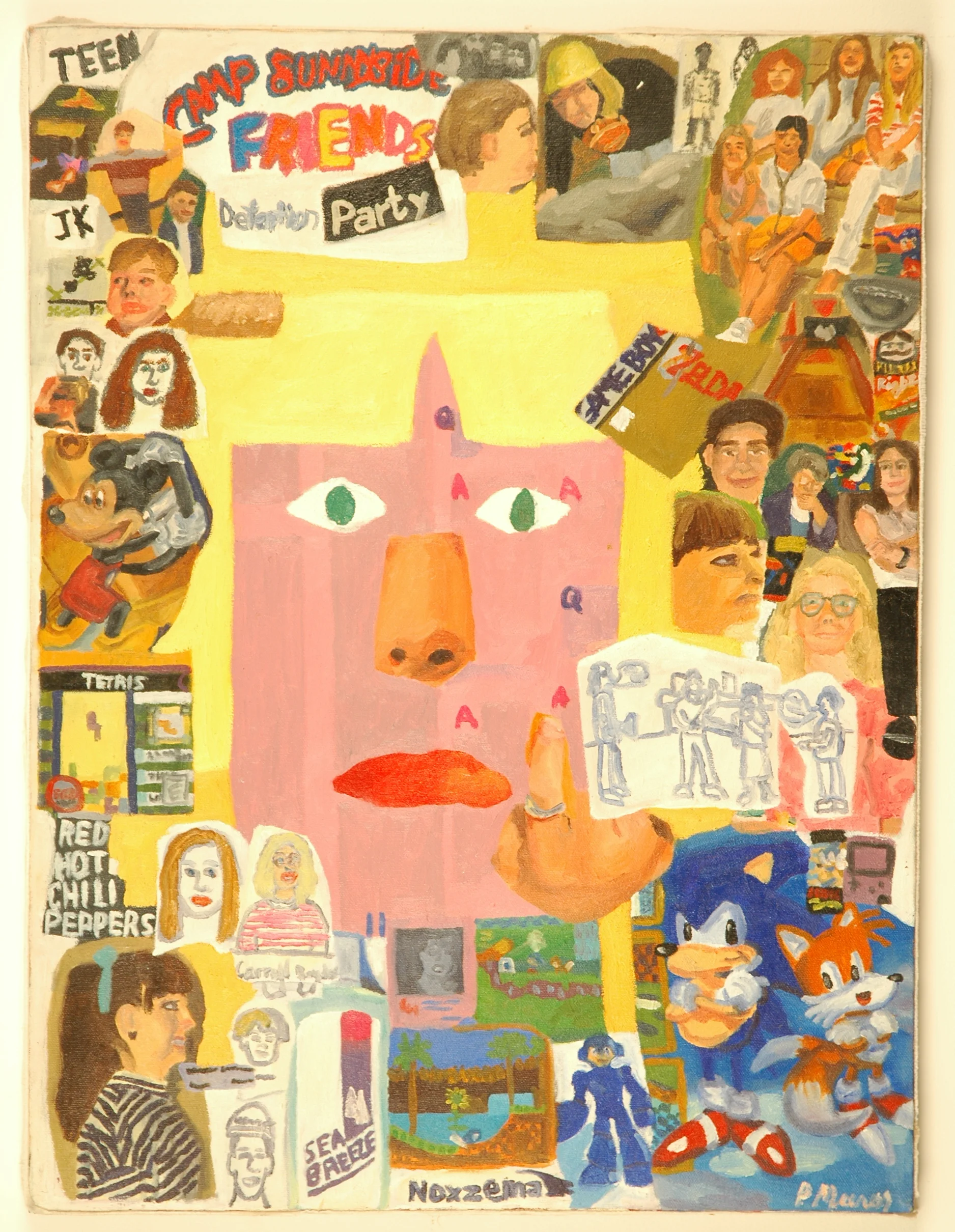 Being 14, 24" x 18", Oil on Canvas, 2000, $500