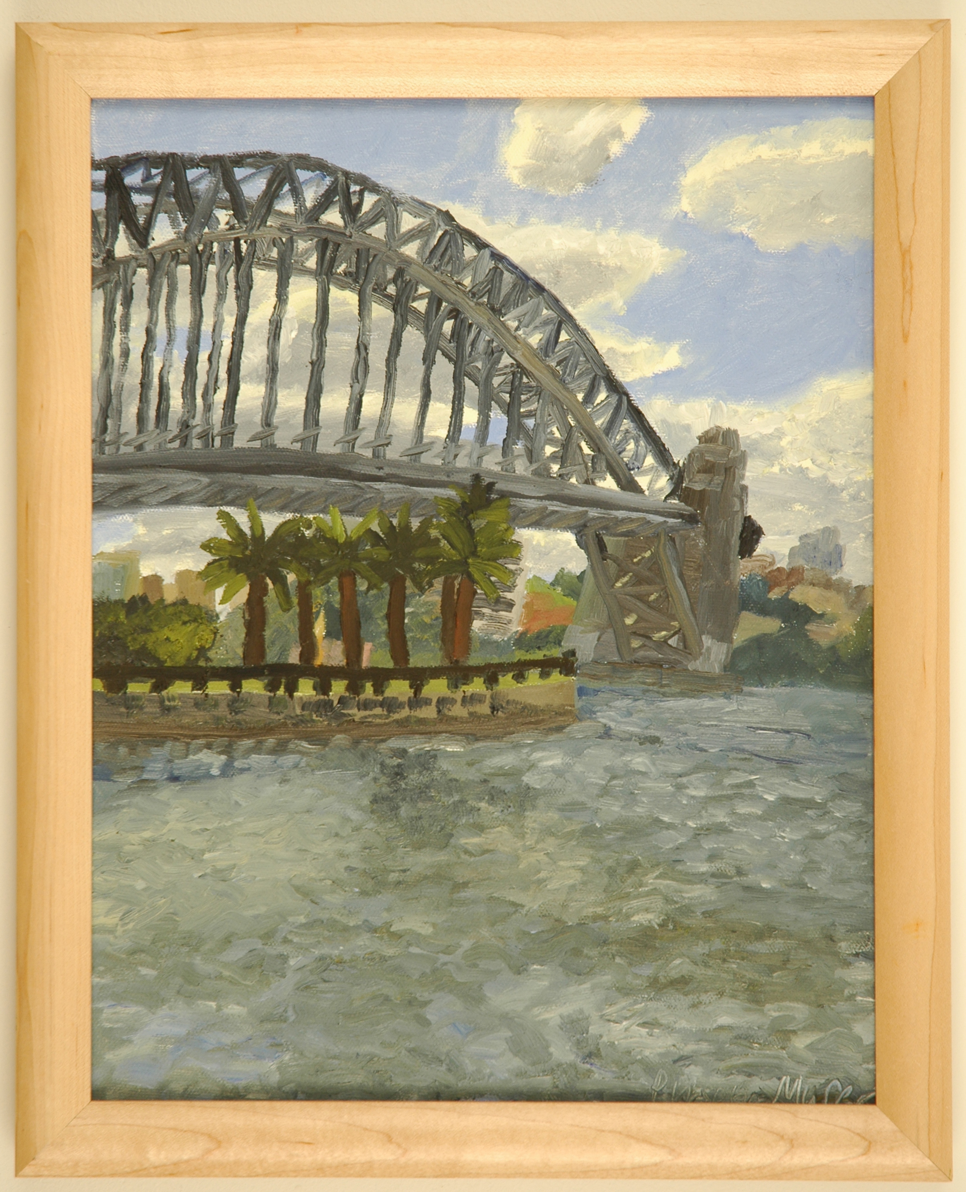 Sydney Bridge, Sydney Australia, Oil on Canvas, 2005
