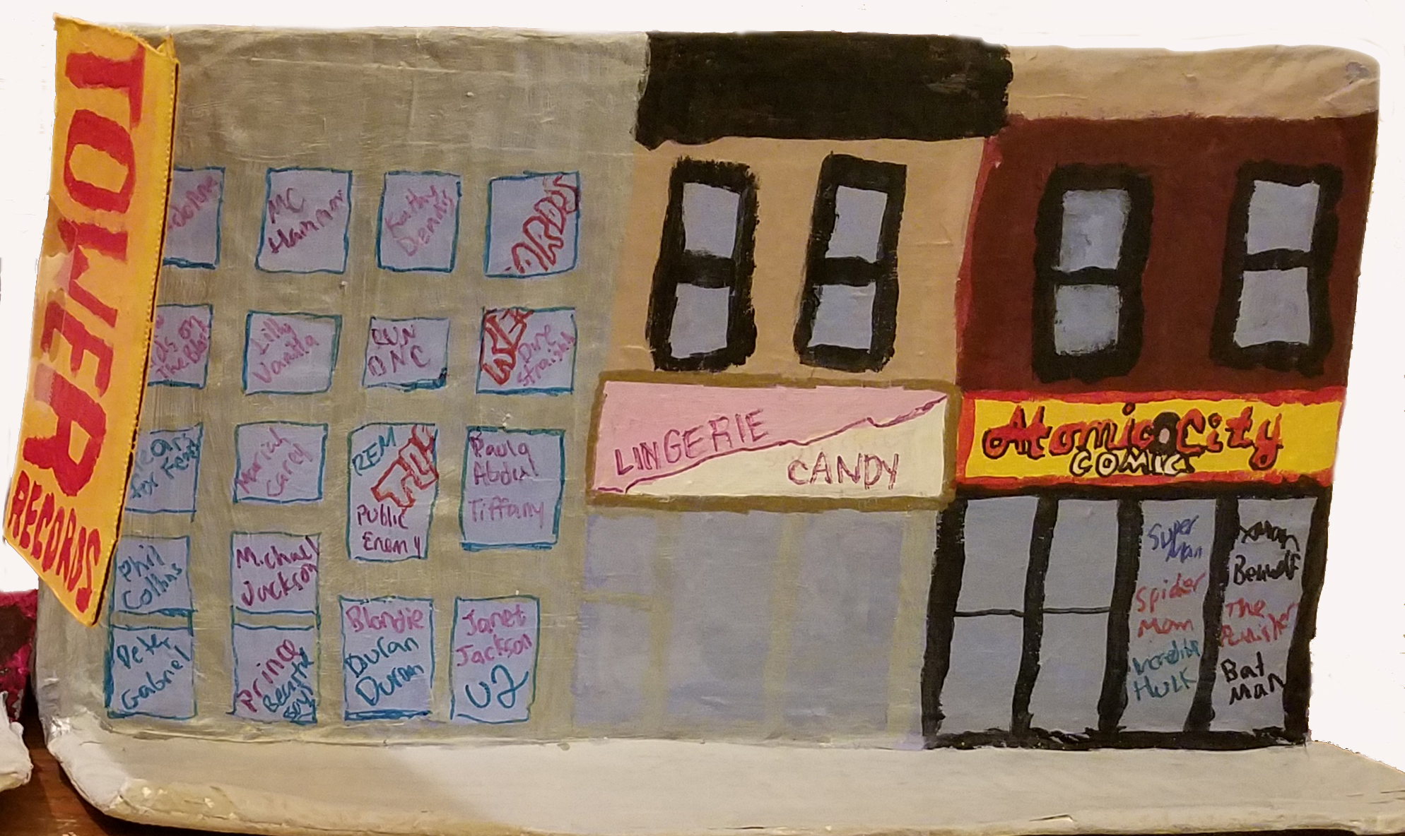 Tower Records_wlh 8x14x12” $400