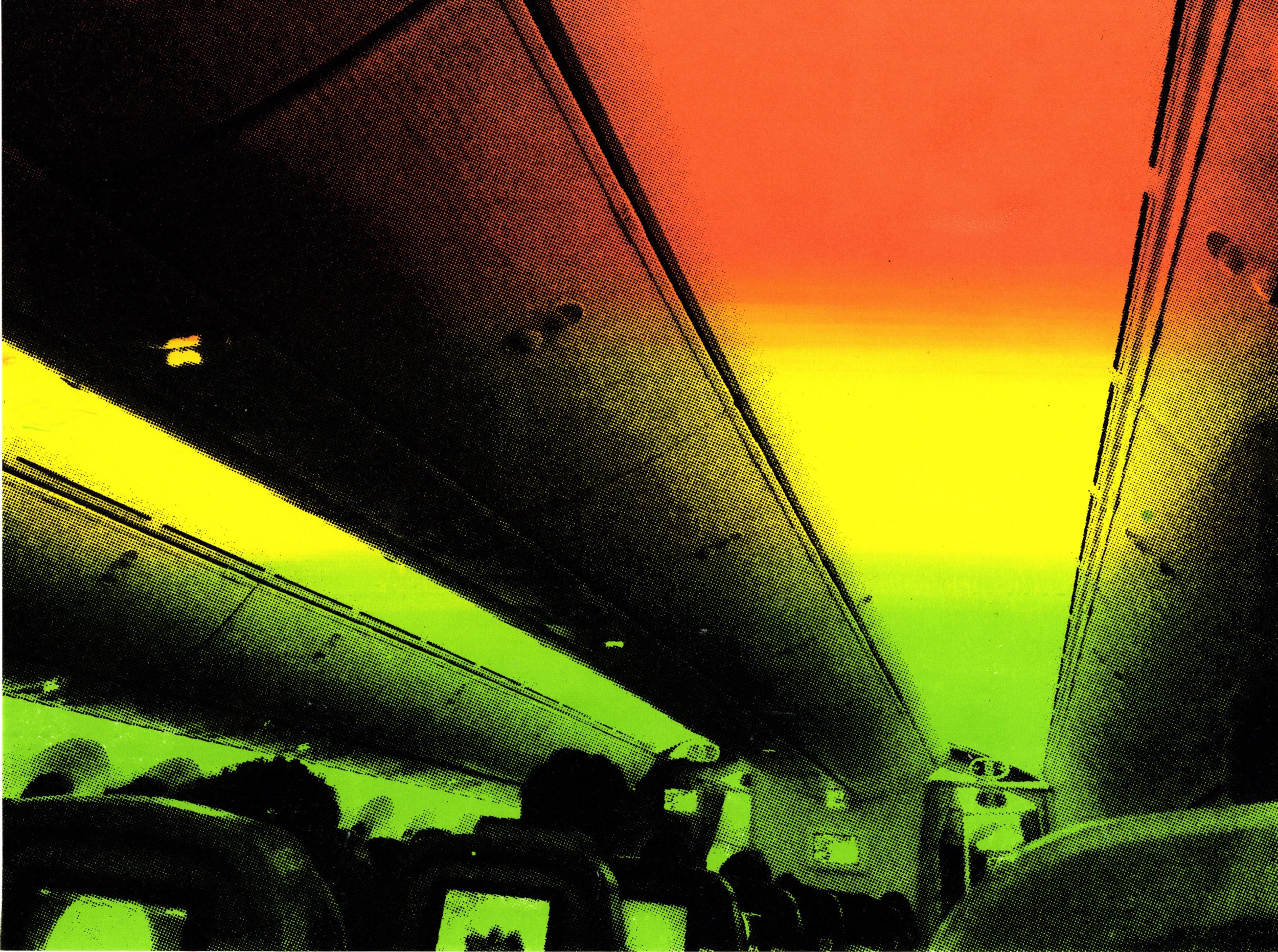 Rainbow 787 #1, Screen Print, 9 x 11" 2018