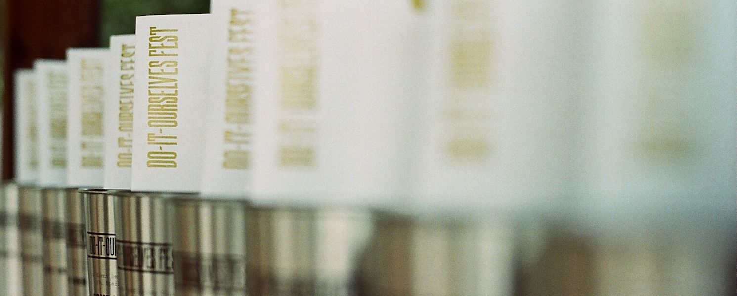 Pint mugs 'n' programs. Photo: Sarah Shashaani's DIO collection .