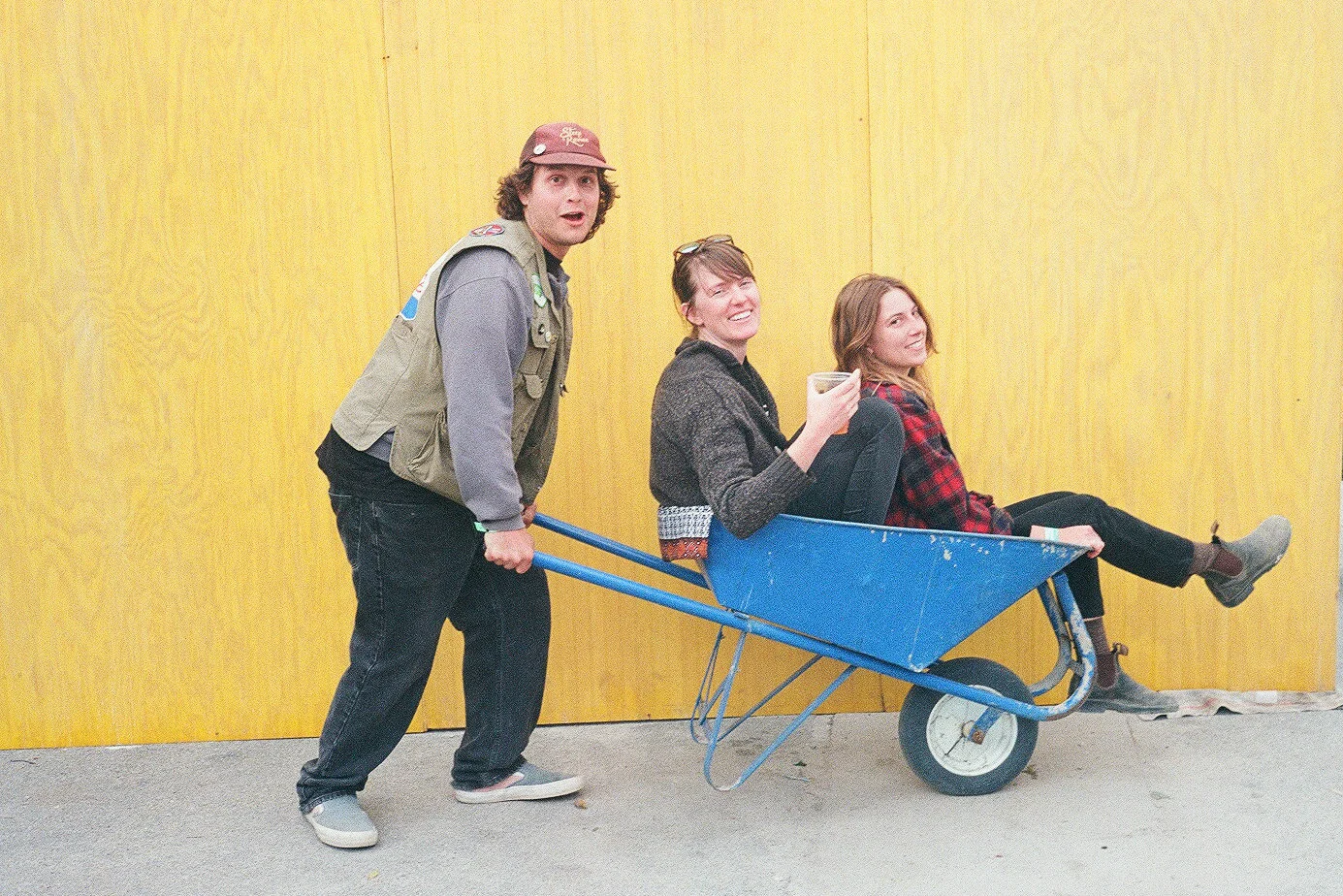 Tony carrying a load of Kelsey Beans - Photo: Kelly Koval