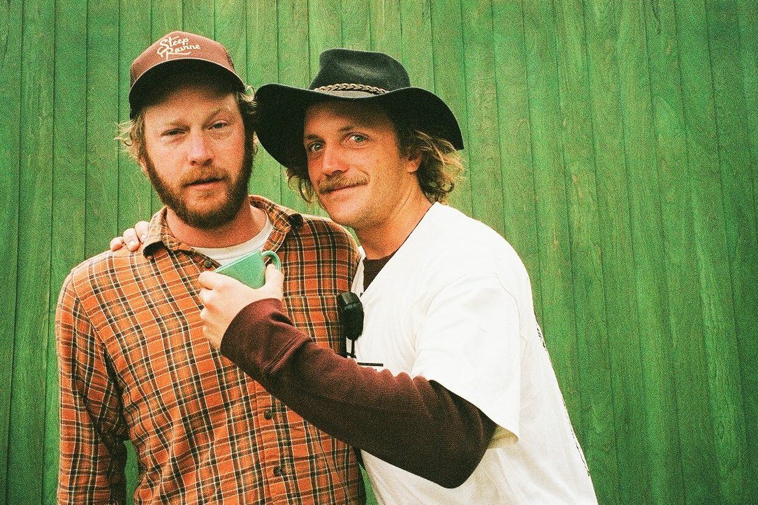 Jeff and DIO Fest co-founder Stevee Stubblefield trying to wake up and get it together on Sunday morning, making sure not to miss the magic in the amphitheater on Sunday. Photo: Kelly Koval from the Gitch’r Portrit Project.