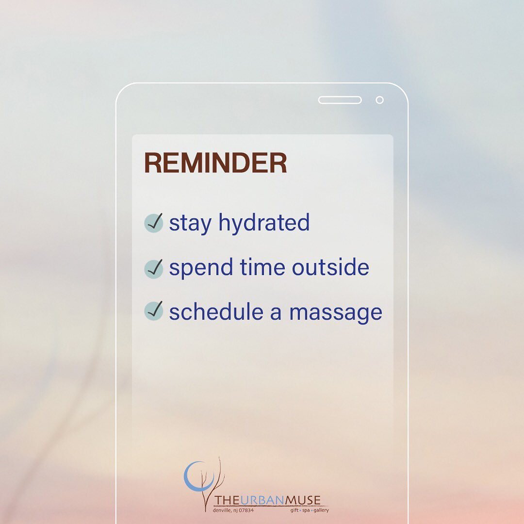 3 quick reminders that can bring so much joy!! Do you have a favorite one? 

#Summertime #SpendTimeOutside #Massage #SelfCare #stayhydrated #SummerMemories