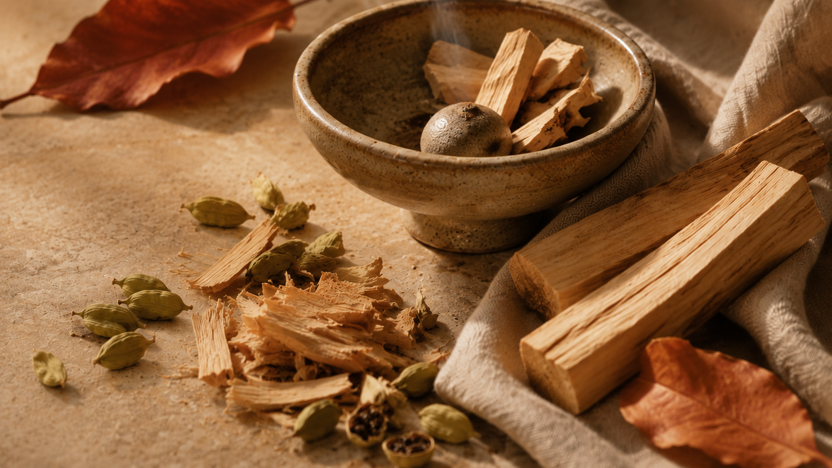 Seasonal Scent : Sacred Woods Aromatherapy Embellishment
