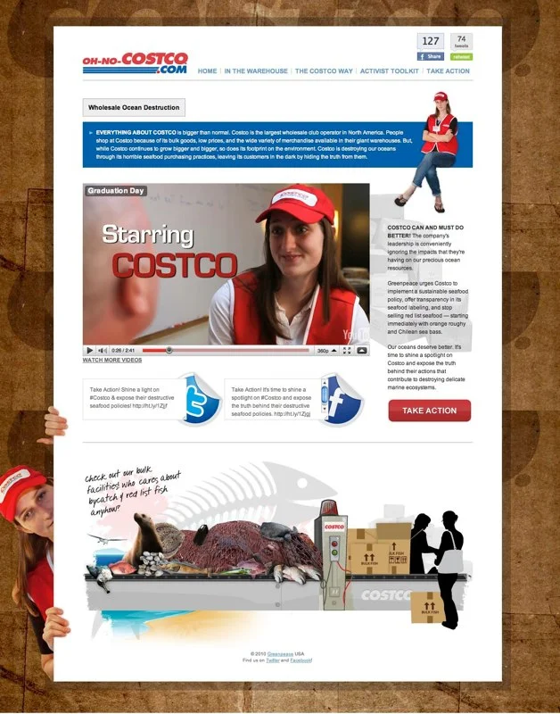 Greenpeace microsite