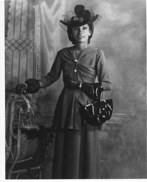  My grandmother, Man Luce, around 1940 in Port-au-Prince, Haiti
