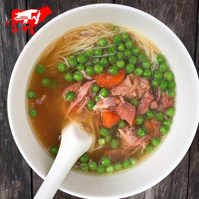 Pea & Ham Hock Noodle Soup