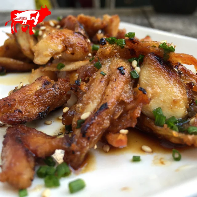 Re-Fried Chicken with Mentsuyu Sauce & Soba Noodles