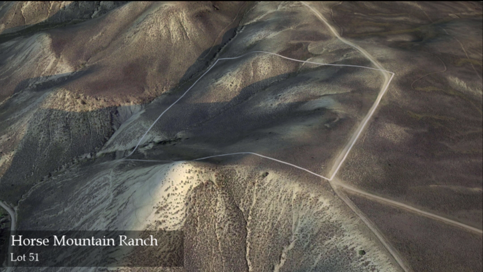 Click the link below to view the movie. https://www.youtube.com/watch?v=su7_1m5441Y Pristine 40 acre parcel showing sunrise/sunset as it pans around the property lines. Shading out the areas of 30 degree slopes or greater and highlighting those potential building envelopes over 40 acres.