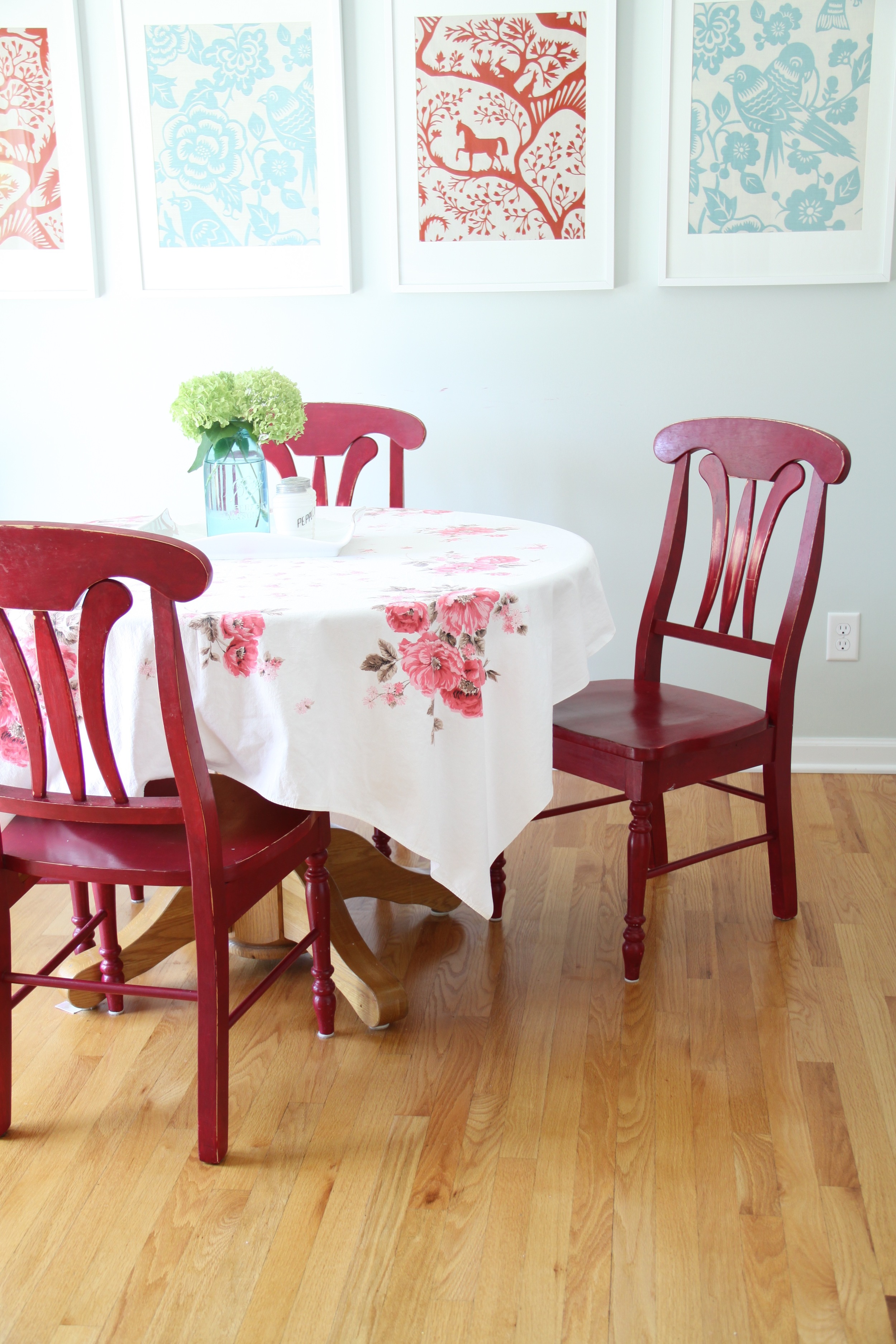 Dining Area Framed Fabric