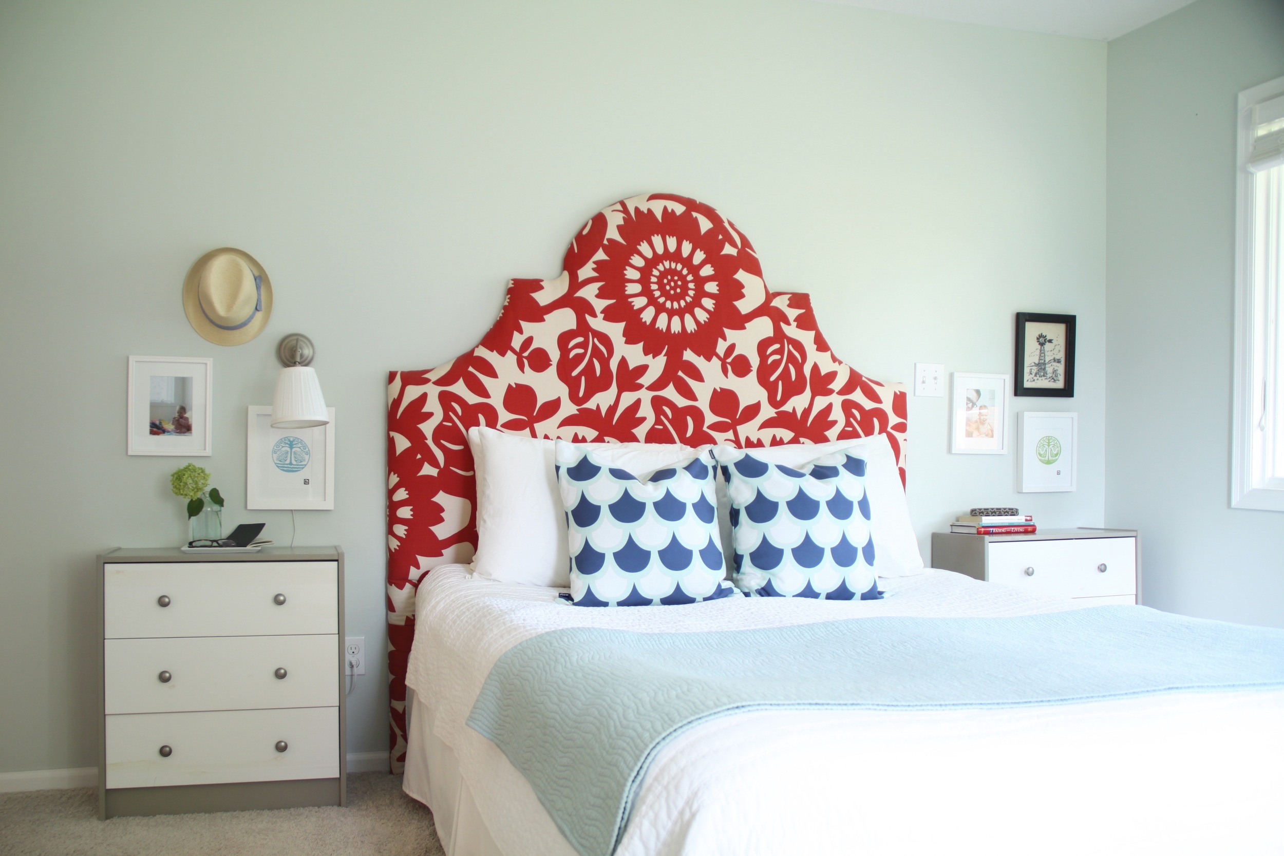 Benjamin Moore Healing Aloe Master Bedroom