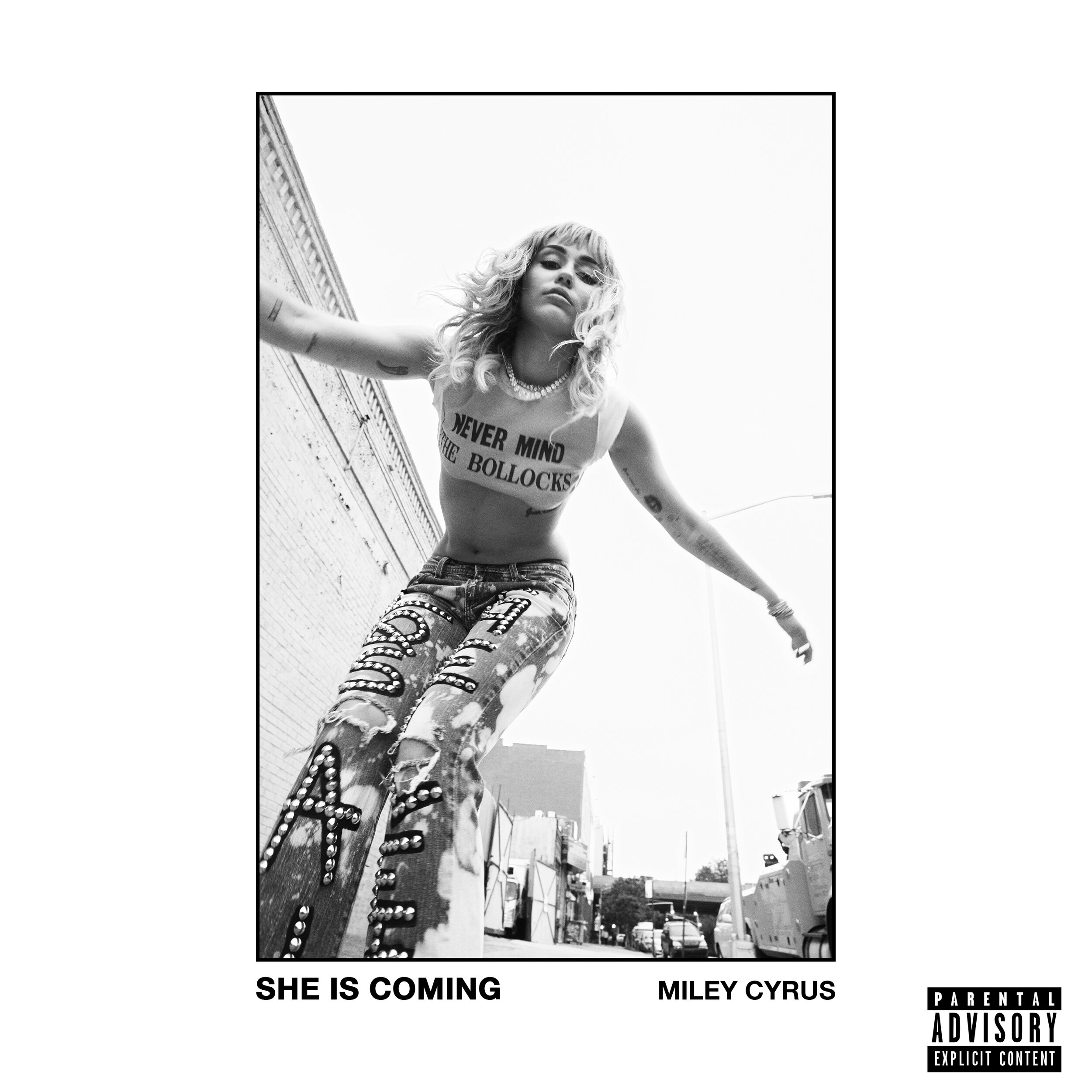 Design for Miley Cyrus’s EP “She Is Coming”