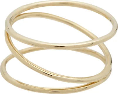 LOREN STEWART gold trinity baby bands