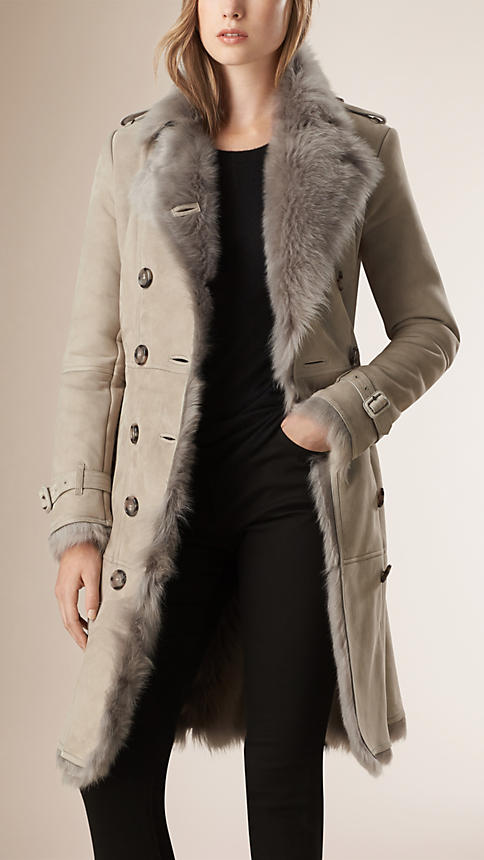 BURBERRY Shearling Trench
