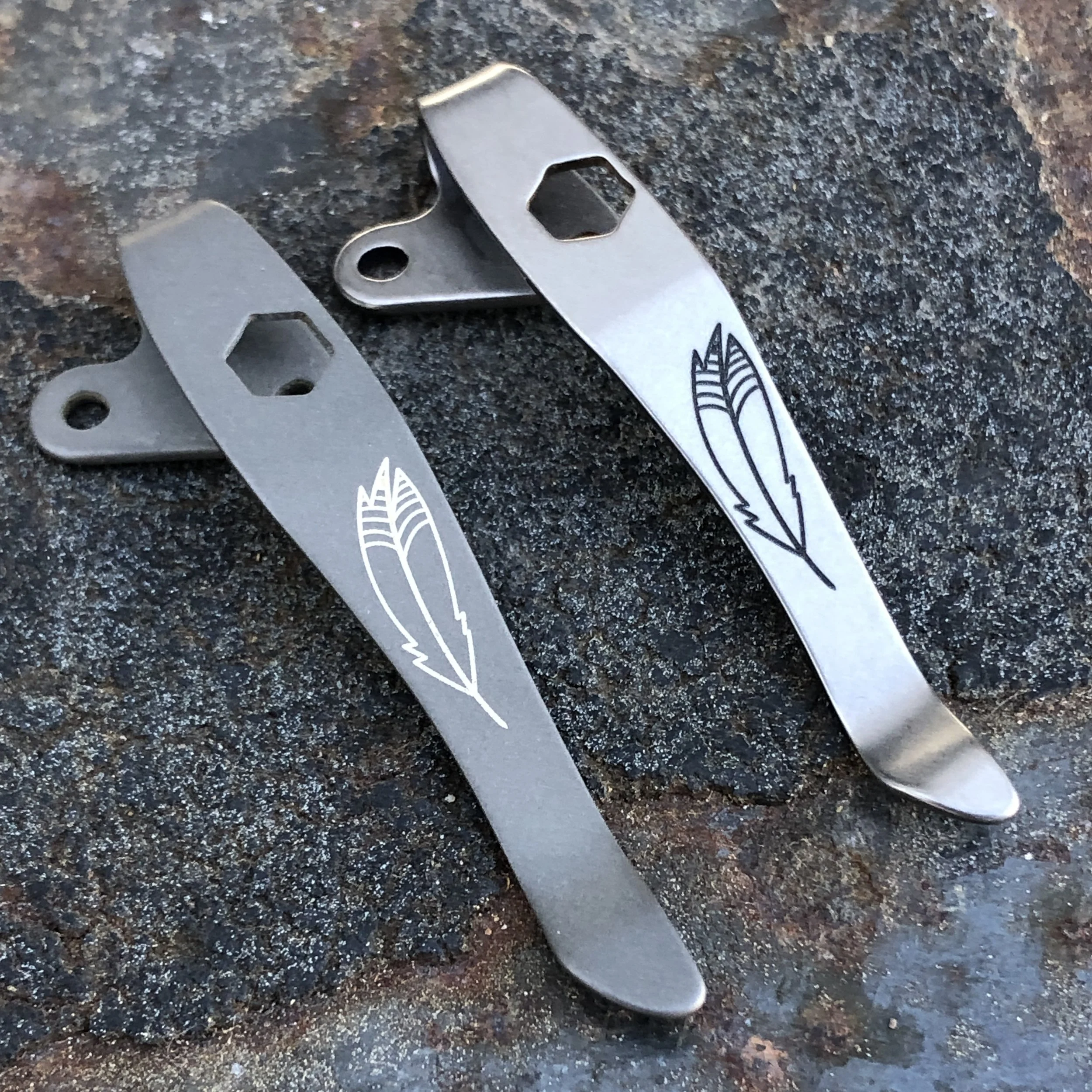 Kershaw Leek Deep Carry Titanium Clip — Lynch Northwest Everyday