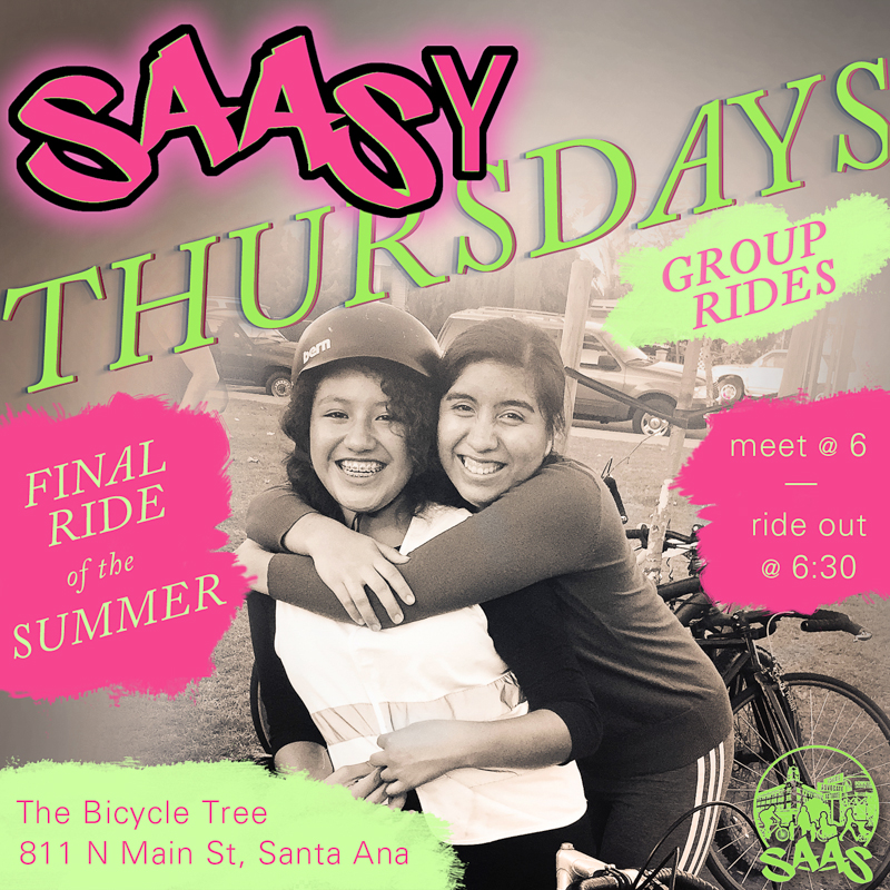 SAASy Thursdays flyer