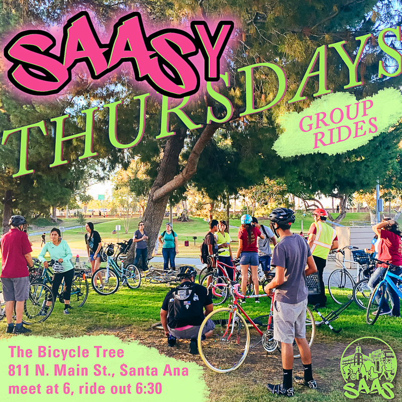 SAASy Thursdays flier