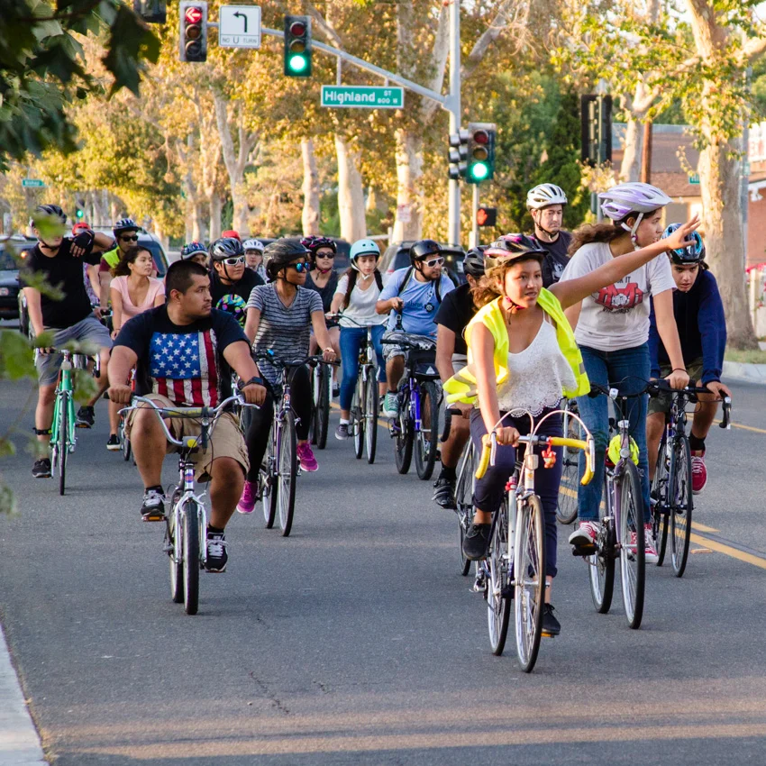 Riding with friends builds confidence!