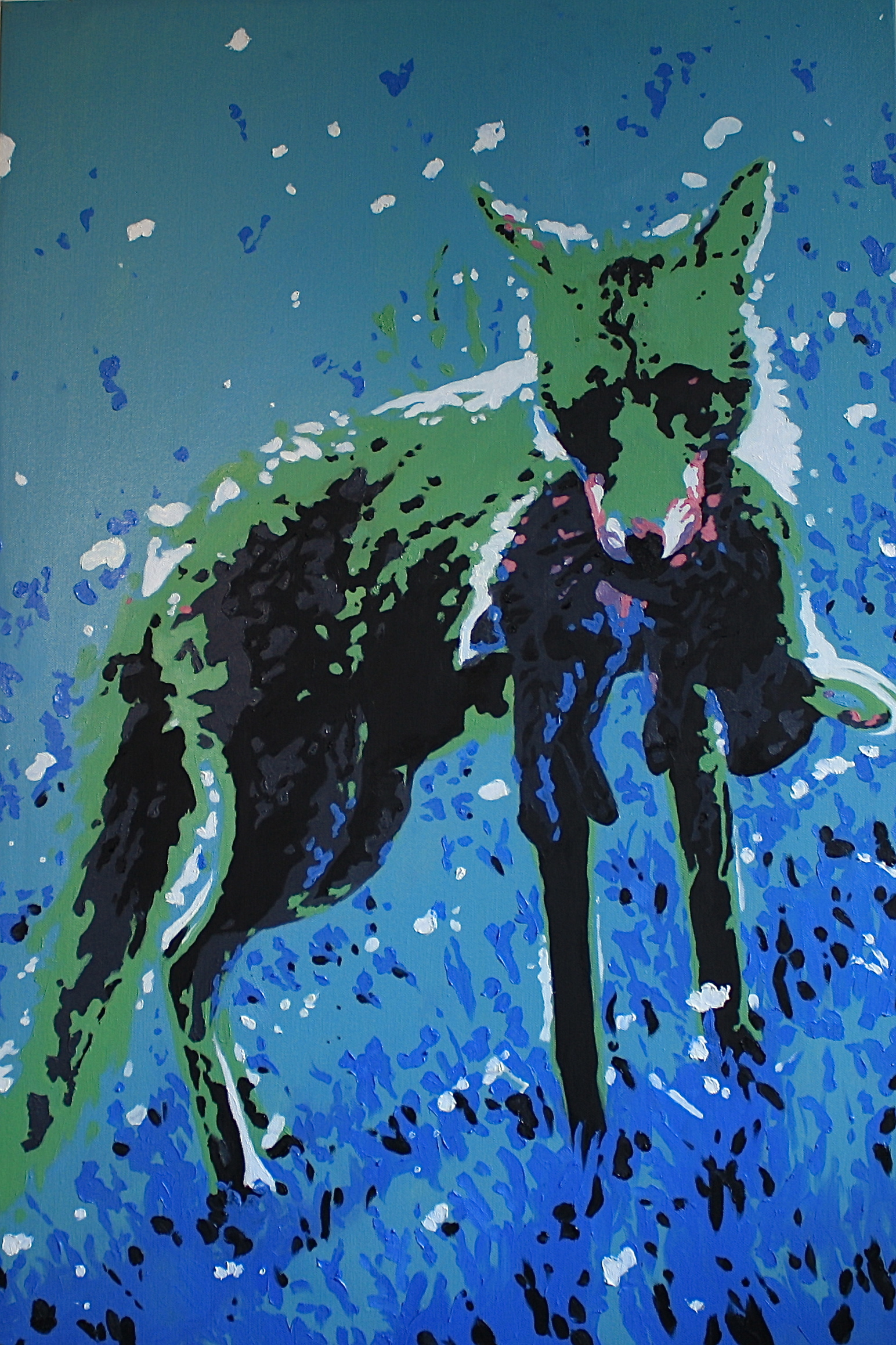 Fox (Oil painting, 2014)