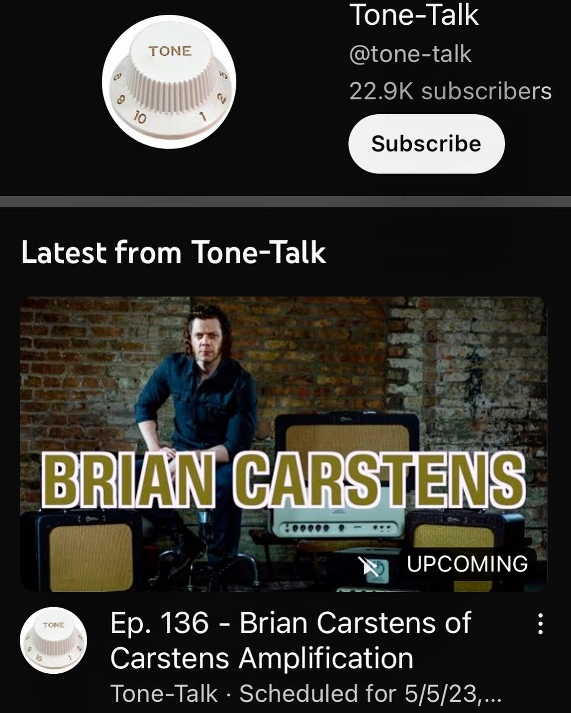 This Friday I will be on Tone Talk hosted by Dave Friedman &amp; Mark Huzansky on YouTube. Come hang and chat around 8pm CST. 🥃

https://www.youtube.com/live/joZzU8l6Fa0?feature=share

#tonetalk #carstensamps #friedmanamps #tone #boutiqueamps #gear