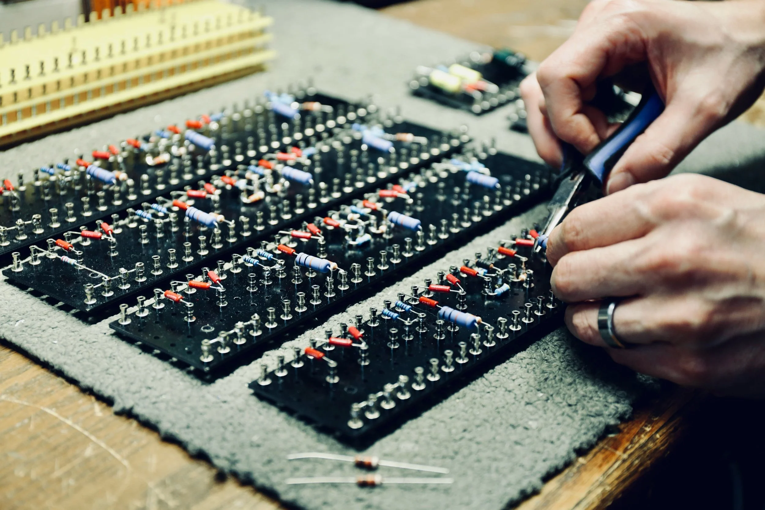 One resistor, one wire, one solder joint at a time. Carstens amplifiers are proudly handmade. 

#carstensamps #handmade #tone #gearporn #boutiqueamps