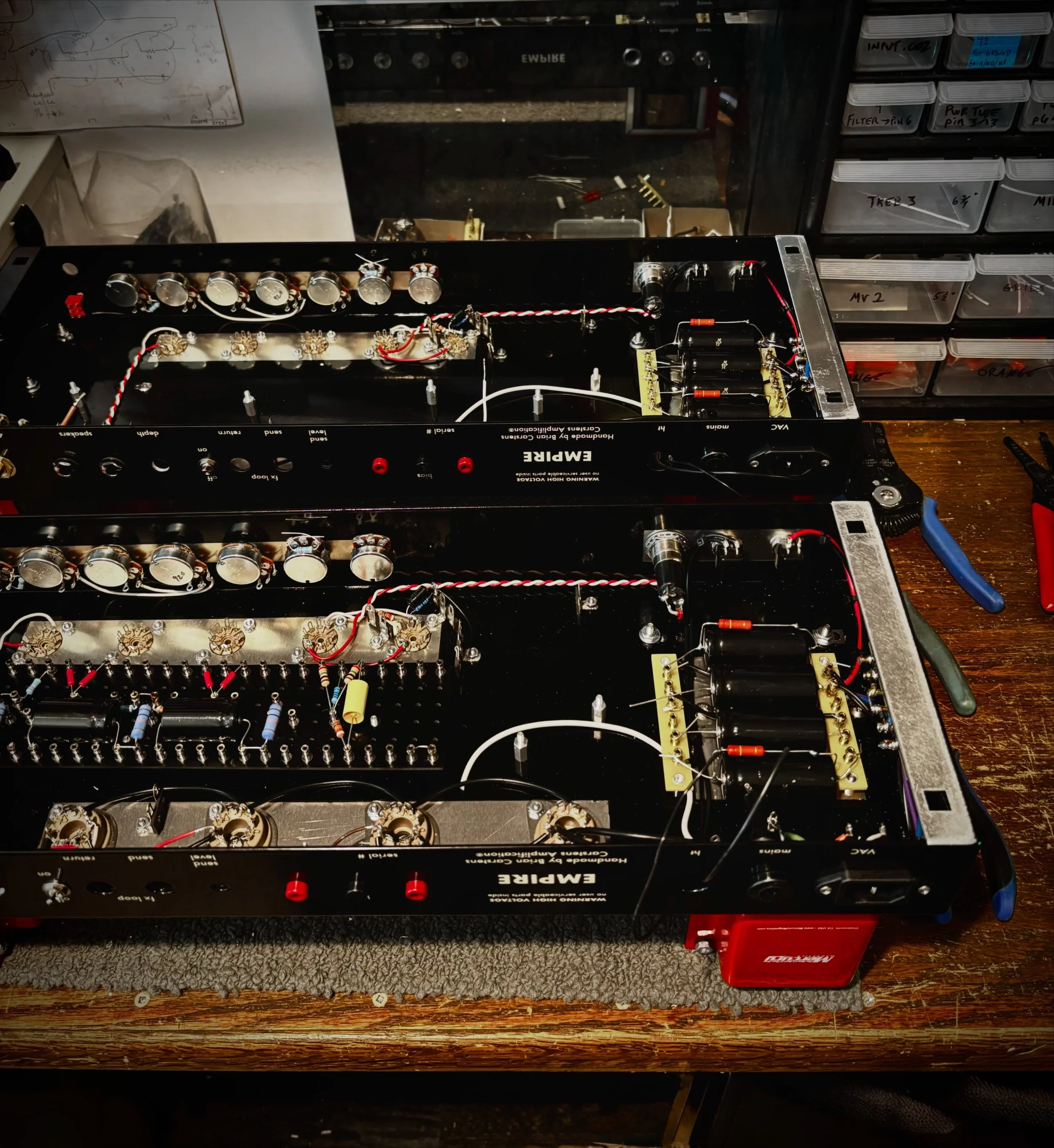 Only 2 EMPIRE left on this build run. If you were considering an EMPIRE you can reserve yours now. 

#carstensempire #highgain #tone #carstensamps