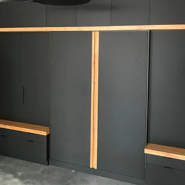 Absolute Matt Black | Marri 👉🏼 Swipe to see a bed hiding behind this cabinetry
#dunsborough #dunsboroughwoodworks #australia #furniture #bed #design #home #interiordesign #homedecor #bespoke #custom #cabinetry #interior #westernaustralia #perth #yallingup #busselton #perth #margaretriver #bedroom #inbuilt #builtin #guestroom #interior