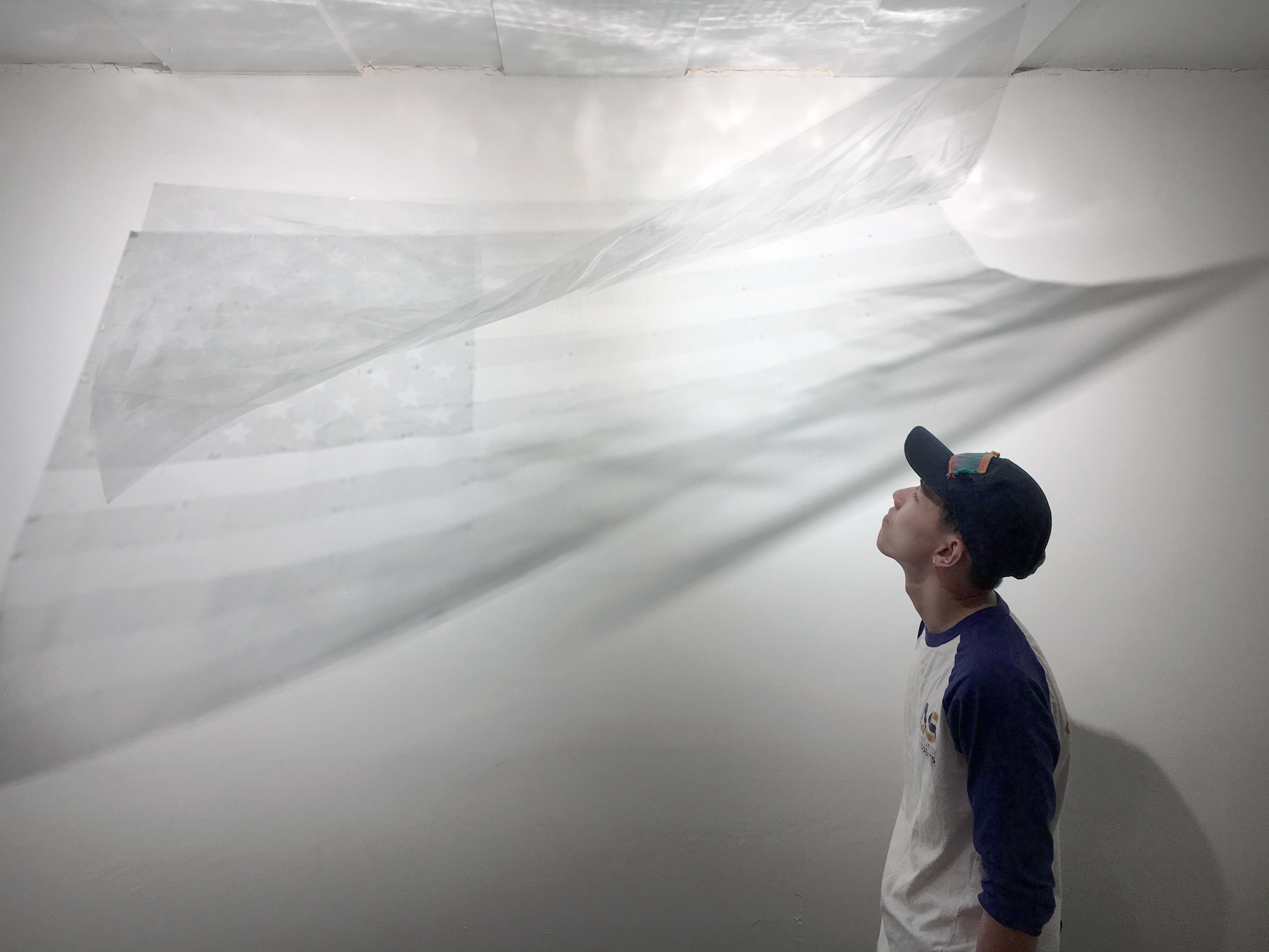Transparent Flag , Installation Shot, Incline Gallery, 2017