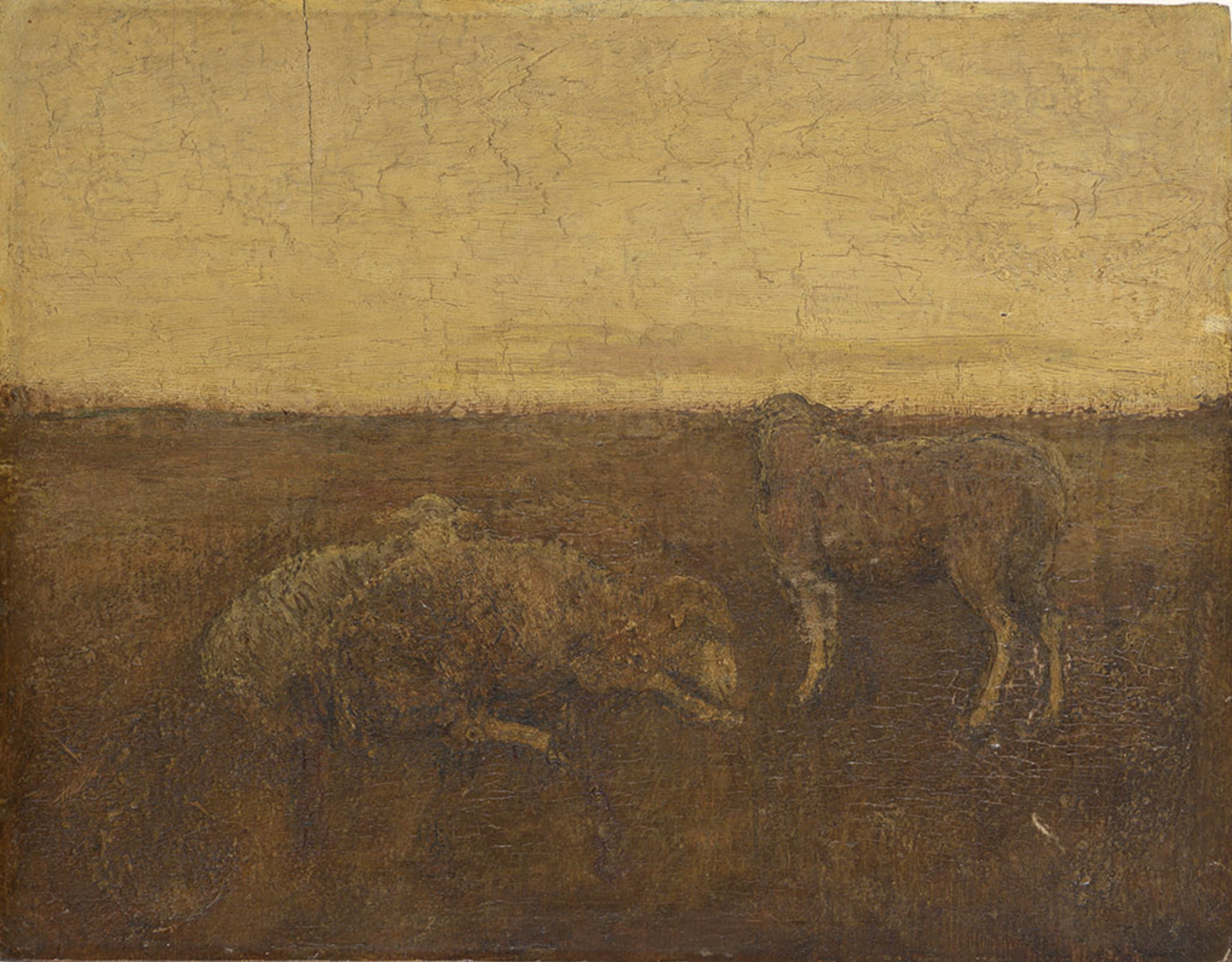 Landscape with Sheep 1870's