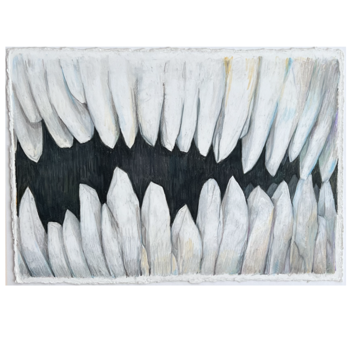 Untitled: Study for a larger work, 
Pencil on paper 2016