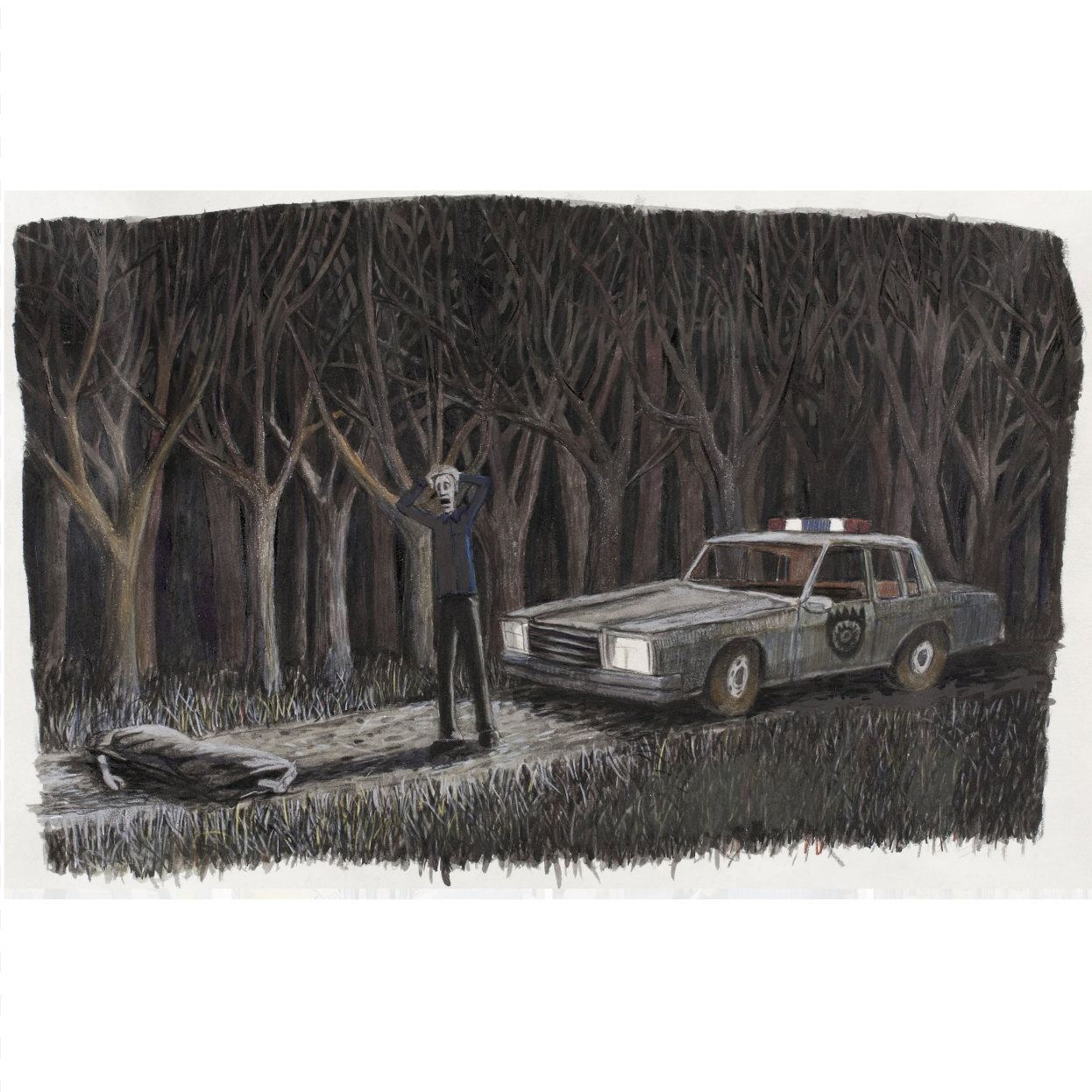 Criminal System #1,
Pencil on Paper 2013